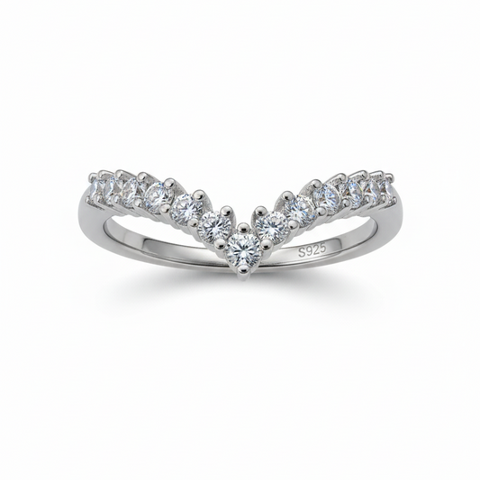 Silver ring with 925 stamp