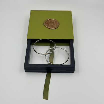 hoop earrings in Fugugemz packaging