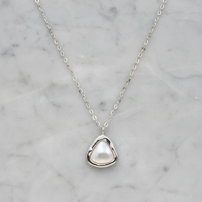 triangle pendant and silver casement
