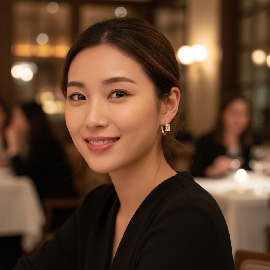 Image showing a pair of 7mm CZ solitaire stud earrings with a 14K gold-plated finish.